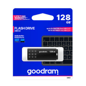 PENDRIVE 128GB GOODRAM UME3 USB 3.0 PAMIĘĆ PRZENOŚNA TGD-UME31280K0R11