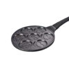 Ecobox Patelnia do Pankejków wesołe buźki 26cm Czarny