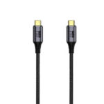 Economy Kabel Typ-C - Typ-C 5A 100W 40Gbps 8K 60Hz 1m Thunderbolt Czarny