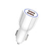 LITTE ŁADOWARKA SAMOCHODOWA 2 X USB BIAŁA 2XUSB 20W
