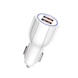 LITTE ŁADOWARKA SAMOCHODOWA 2 X USB BIAŁA 2XUSB 20W