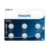 Philips Bateria CR2032 Lithium 6szt CR2032P6/01B