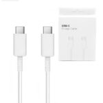Ecobox Kabel USB PD Typ-C - Typ-C 5A 100W 1m Power Delivery PD Biały