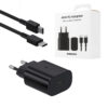 Samsung ładowarka sieciowa Typ-C + kabel Typ-C - Typ-C 5A 45W 1m PD PPS czarny