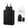 Ecobox Ładowarka sieciowa USB+2XTYP-C 65W Power Delivery PD+PPS Czarny EP-T6530