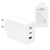 Ecobox Ładowarka sieciowa USB+2XTYP-C 65W Power Delivery PD Biały EP-T6530