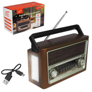 LTC Radio przenośne Elma Retro Bluetooth 118UBT FM/AM/SW USB LXLTC118UBT