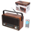 Radio przenośne Raba Retro Bluetooth Brązowy FM USB, SD, AUX