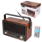 Radio przenośne Raba Retro Bluetooth Brązowy FM USB, SD, AUX