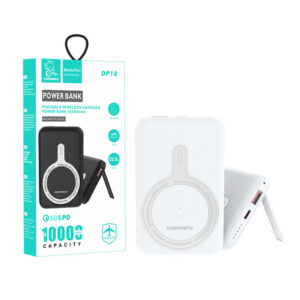 Denmen power bank MagSafe 15W biały 10000 mAh DP18