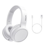 Philips Słuchawki bluetooth nauszne BT 5.0 Biały Stero TAH5209WT/00