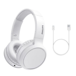 Philips Słuchawki bluetooth nauszne BT 5.0 Biały Stero TAH5209WT/00