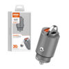 Somostel ładowarka samochodowa USB / Typ-C 5A 30W QC PD srebrny SMS-A99