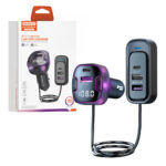 Somostel transmiter 3x USB / 2x Typ-C 3.1A QC PD czarny SMS-A110