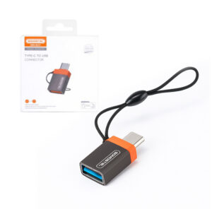 Somostel adapter host OTG Typ-C - USB czarny SMS-BZ21