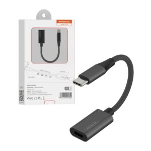 Somostel adapter host OTG Typ-C - Lightning czarny SMS-BZ14