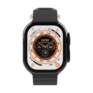 Somostel Zegarek smartwatch H8 Ultra Max + 3 paski Czarny SMS-H8UN
