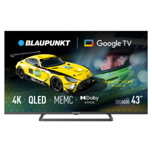 Blaupunkt telewizor Smart TV Google TV UHD Q-LED 43" czarny 43QBG6000S