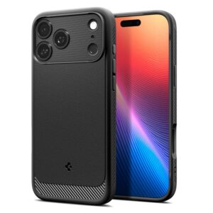 Spigen nakładka Rugged Armor MagSafe case do iPhone 17 Pro czarny