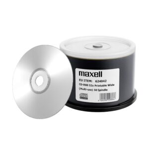 Maxell płyta CD-R do nadruku jednorazowego zapisu 52x 700MB 50szt