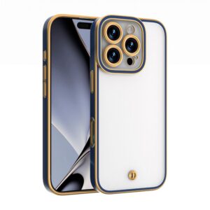 Nakładka Silky Gold case do iPhone 16 niebieski