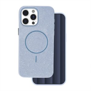 Nakładka Glitter Thin MagSafe case do iPhone 14 błyszczący niebieski