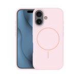 Nakładka Silicone Thin MagSafe case do iPhone 16 Pro Max jasnoróżowy