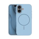 Nakładka Silicone Thin MagSafe case do iPhone 16 jasnoniebieski