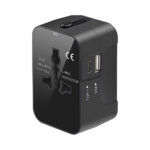 Adapter zasilania cały świat + ładowarka 230V czarny