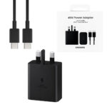 Samsung ładowarka sieciowa UK connector USB-C + kabel USB-C - USB-C 45W czarny EP-TA4511XBEGAE
