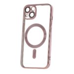 Nakładka MagSafe Color Chrome case do Samsung Galaxy A17 4G / A17 5G różowo-złoty