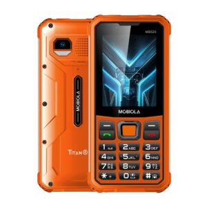 Mobiola telefon dla seniora MB520 TitanX 4G wzmacniany pomarańczowy 128MB