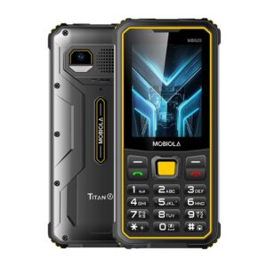 Mobiola telefon dla seniora MB520 TitanX 4G wzmacniany czarny 128GB