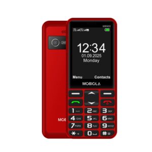 Mobiola telefon dla seniora MB900 4G czerwony 48MB/128MB