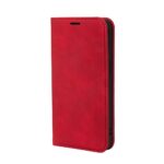 Kabura magneto Suede do Samsung Galaxy A56 5G czerwony