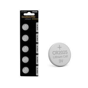 Excellent bateria litowa CR2025 3V 5szt LXPOWER05
