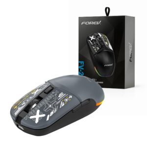 Forev mysz komputerowa bezprzewodowa szary FV-210