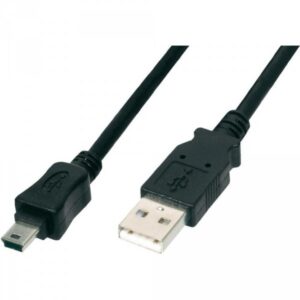 Economy Kabel Dke USB - miniusb 2A 1m Czarny DKE-2