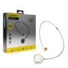 SŁUCHAWKA BLUETOOTH FINEBLUE DIAMOND DOUSZNE FL-C8 BIAŁE/ZŁOTE KANAŁOWE