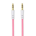1_thickbox-701.jpg KABEL JACK WTYK-WTYK 0,9M PŁASKI RÓŻOWY 3,5 CALA PINK