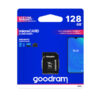 KARTA PAMIĘCI GOODRAM 128GB + ADAPTER CLASS 10 UHS-I M1AA-1280R12