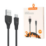 Somostel Kabel USB - Typ-C 3.1A 30W 2 m Quick Charge QC3.0 Czarny SMS-BT02