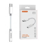 Somostel Adapter słuchawkowy HF digital DAC HI-RES audio Jack 3.5 mm - Typ-c Biały SMS-BZ02