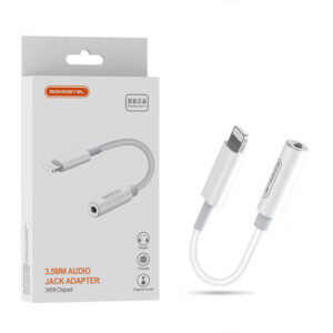 Somostel Adapter HF Apple Lightning - Jack 3,5 cala Biały SMS-BZ01