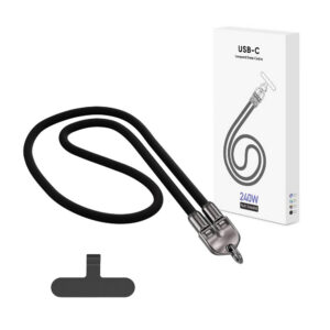 ECOBOX KABEL 240W TYP-C DO TYP-C SMYCZ NA SZYJE