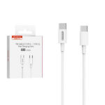 Somostel Kabel Typ-C - Typ-C 5A 18W 1.2m Power Delivery PD Biały Powerline SMS-BT10
