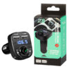 Fm transmiter X8 Bluetooth 3.1A Czarny Zestaw głośnomówiący + ładowarka