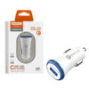 Somostel Ładowarka samochodowa USB + kabel USB - Lightning 3A Quick Charge QC3.0 Biały SMS-A46