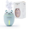 ECOBOX DYFUZOR ZAPACHOWY - NAWILŻACZ ULTRADZWIĘKOWY KITTY 4W1 LED NIEBIESKI
