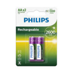 Philips Bateria akumulator AA LR06 LR6 2600mAh 2szt Phil-R6B2A260/10